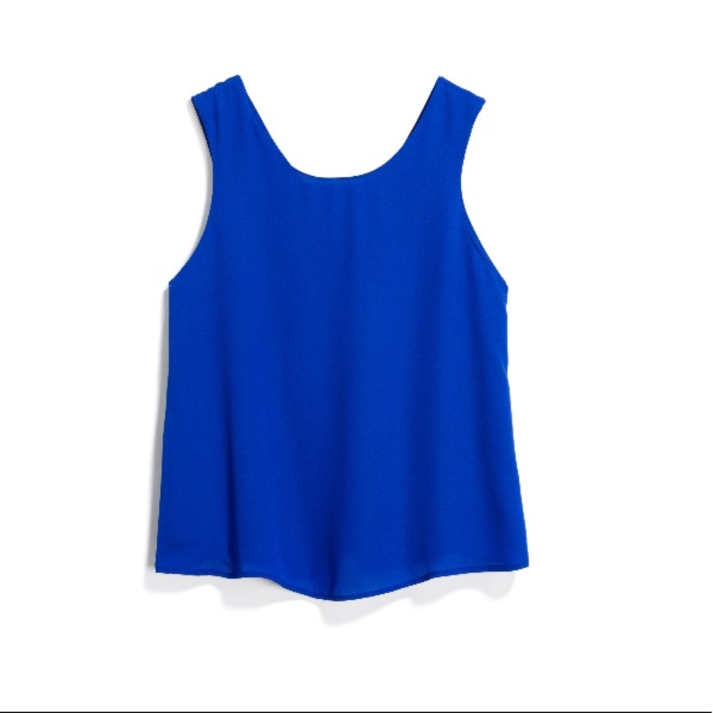Jella C Larkin crossback tank blouse